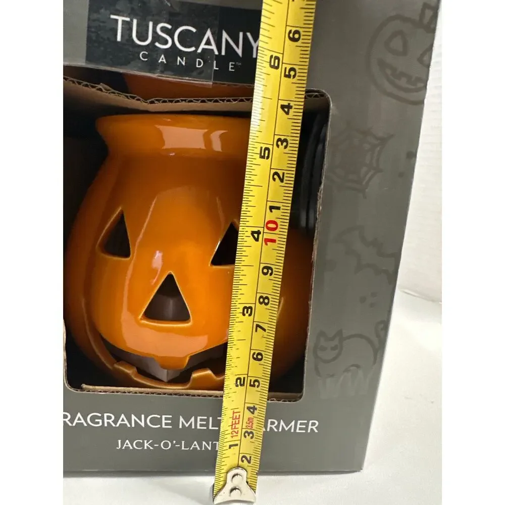 Tuscany Jack-O-Lantern Frangrance Melt Warmer electric by Tuscany Candle NWT.